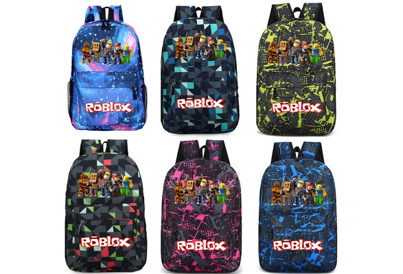 Roblox Canvas Capacity Backpack Anime School Backpack Back To School Wish - roblox drink bottle