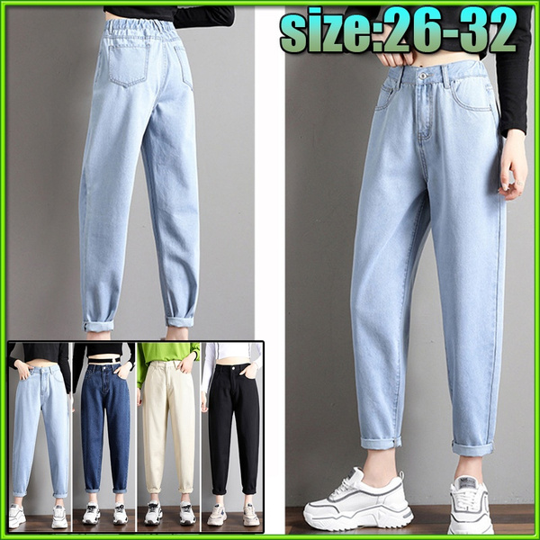 Jeans Korean Fashion 4 Collor Mom Jeans 