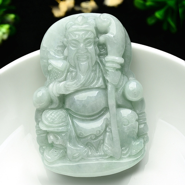 guan yu jade pendant