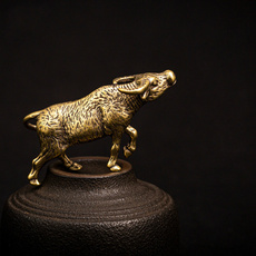 Brass, Antique, Decor, Key Chain