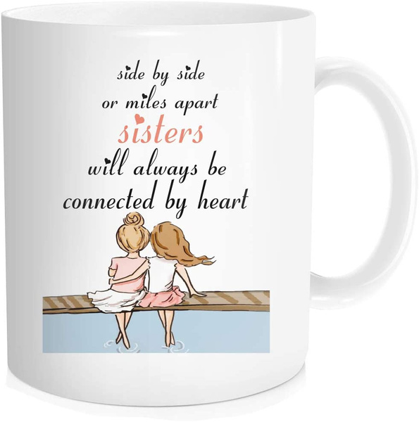 Two Tone Mug with Matching Spoon, Home, Bickering Sisters