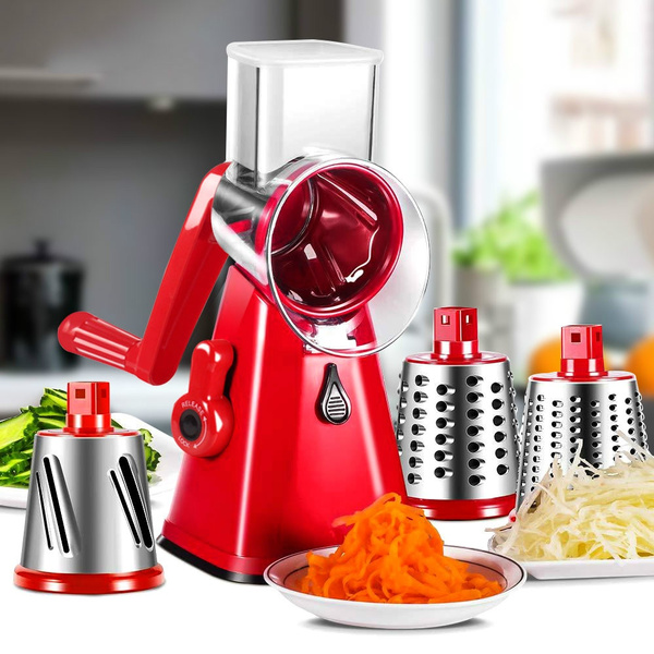 Manual Multifunctional Round Vegetable Cutter And Slicer Kitchen