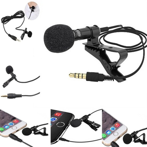 6 Meter Professionele Lavalier Microfoon,Omnidirectionele Condensator Lapel Mic voor iPhone X/XS/XR/SE/12/11/8/7/6/5/iPad, YouTube video interview