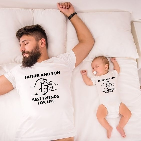 matching baby and dad outfits