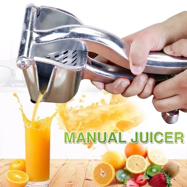 Manual Juicer Hand Juice Press Squeezer Fruit Juicer Extractor Stainless Steel