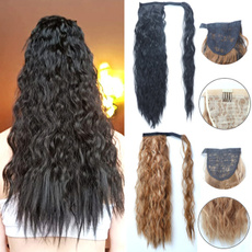 wig, longwavywig, pony, Hair Extensions