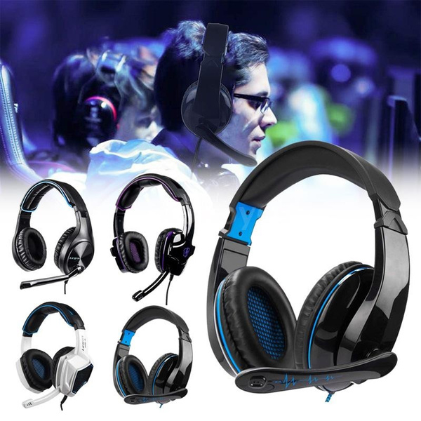 (4 Types) LETTON L6 3.5mm Gaming Headset Stereo Over-Ear Headphones ...