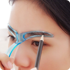 Reusable Design Eyebrow Stencils Thrush Shaping Grooming Model Template Eye Brow Makeup & Beauty Eyebrow Shapers (Color Random)