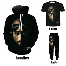 rappertupac2pac, 3D hoodies, Fashion, pants