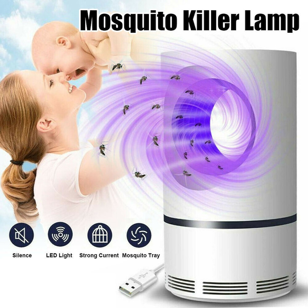Electric Insect Mosquito Fly-Killer Bug Zapper UV Home Indoor Pest Catcher Trap 