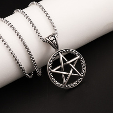 moonnecklace, Star, Chain, Stainless Steel