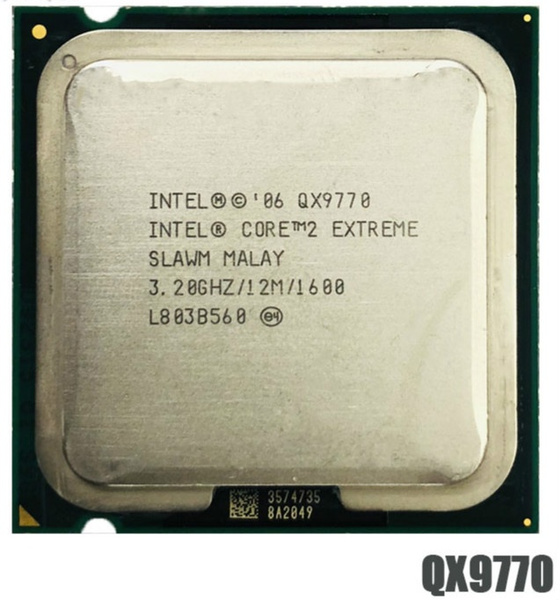 Intel Core 2 Extreme QX9770 3.2 Quad-Core CPU Processor 136W 1600 12M LGA 775 | Wish