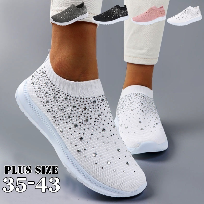 sparkly sock sneakers