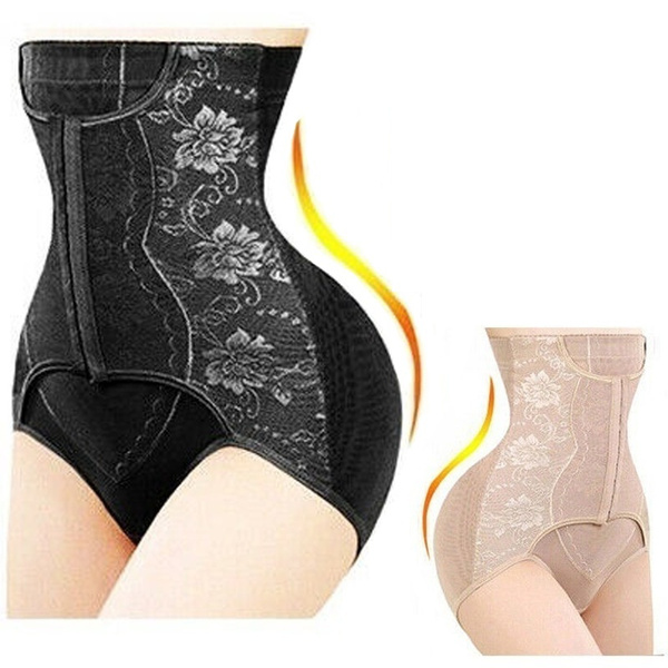 Women's Mid Section Control Body Shaper Hi-Waist Shapewear Hold In The Tummy  Control Panties Butt Lifter Shaping Waist Trainer