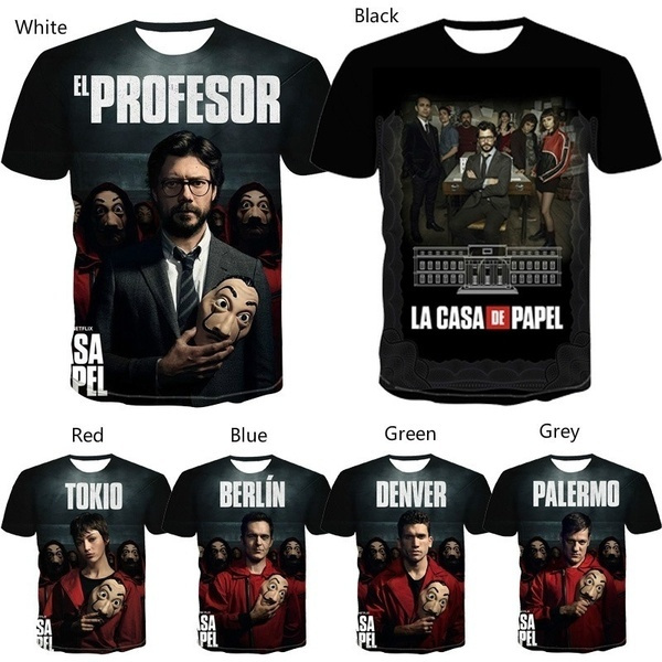 money heist t shirt men