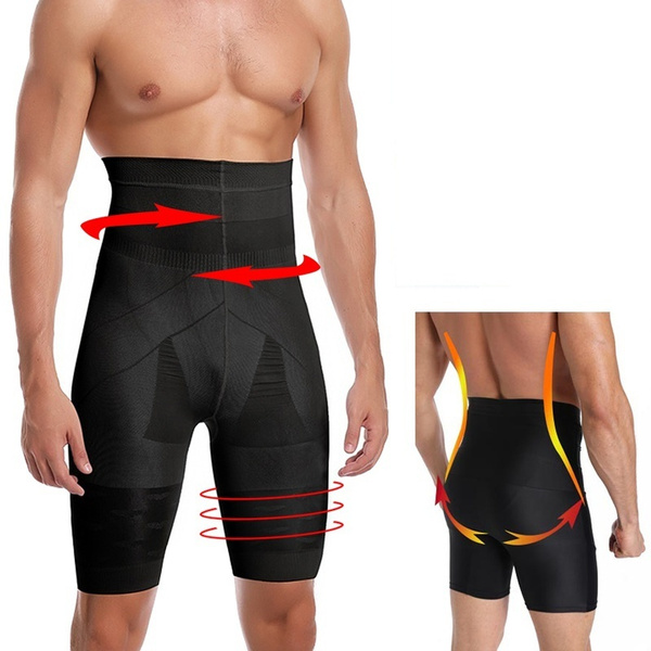 Mens Boxer Briefs Waist Trainer Belly 