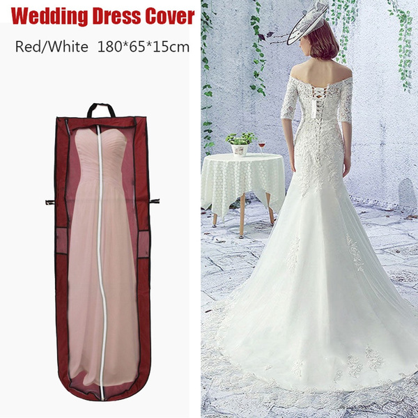 wedding dress covers breathable
