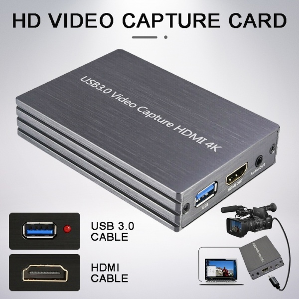 Hdmi To Usb3 0 Video Capture Card 4k 1080p Adapter For Linux Windows Mac Wish