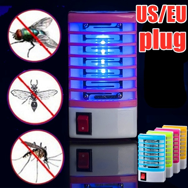 LED Socket Electric Mosquito Killer Lamp Fly Bug Insect Trap Zapper Night Lights 