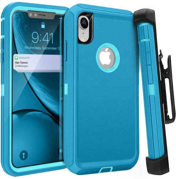 Iphone x case with belt clearance clip