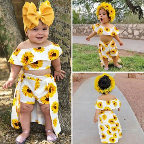 Sunflower outfits for 1 best sale year old