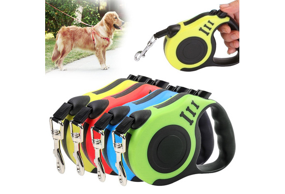 stainless steel retractable dog leash