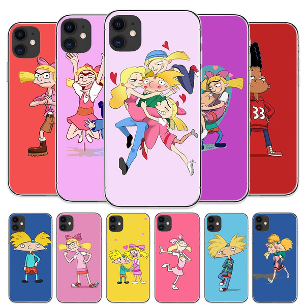 Classic Hey Arnold Phone Case Cartoon Soft TPU Cover for IPhone 11 Pro Max IPhone 8 7 6S Plus X XS MAX 5 5S SE XR Concha Fundas Coque Samsung Galaxy