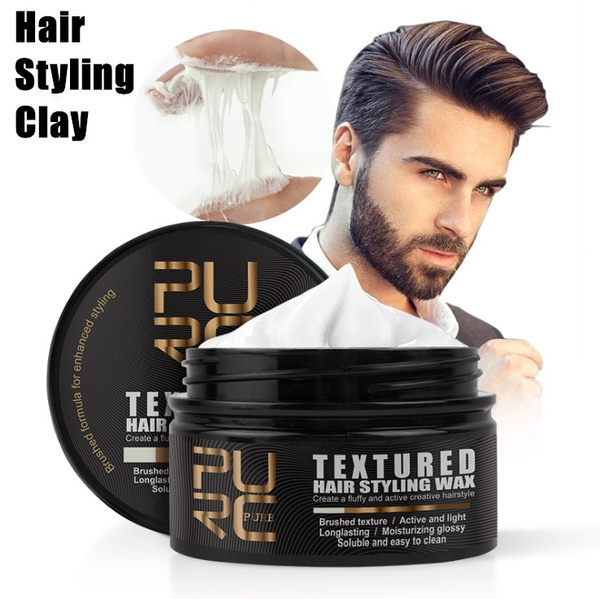 50ML Burshed Clay Strong Hold Brushed Texture Clay Refreshing Hair Fashion Hair  Styling Clay Mud for Men | Wish