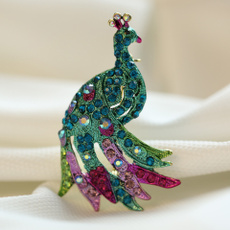 peacock, brooches, Jewelry, broochesfordresse
