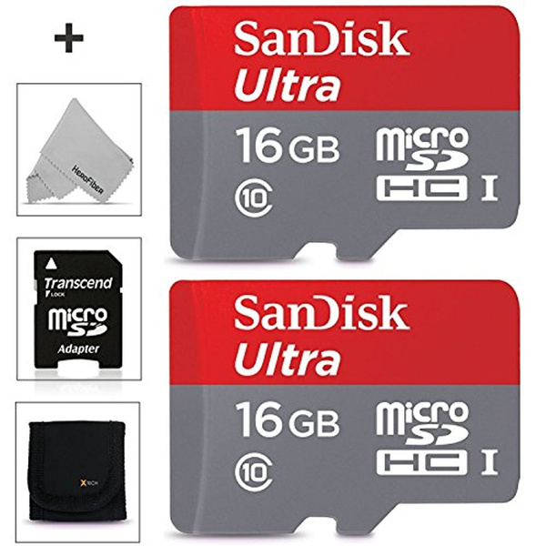 SanDisk 16GB Micro SD Memory Card - 2 PACK (2x16GB) for Samsung Galaxy Tab A  7.0 8.0 Galaxy Tab Active, Book 10.6 10.1 Book 12 Tab E Tab A Galaxy Tab S