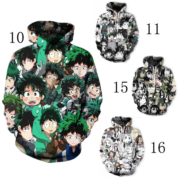 Deku hotsell cosplay hoodie