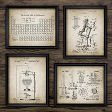 Decor, chemicalelementpainting, vintageposter, chemicalelementperiodictable