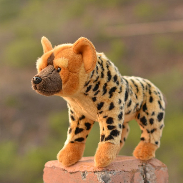 Africa Wild Animals Lifelike Plush Toy Simulation Floppy Spotted Hyena Dog  Comforter Toys for Children | Wish