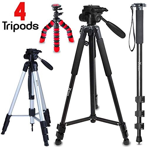 4 Tripods Set 72? Tripod + 60? Tripod + 72? Monopod + 12? Flexible