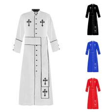 Fashion, clergyrobe, Long Sleeve, slim