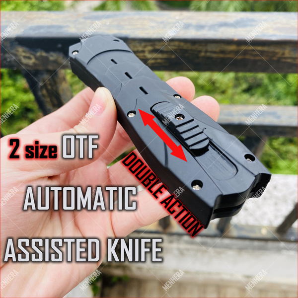 Tactical stiletto fast action in & out, Pocket Knife Collect knives Tactical Knife Spring Assist