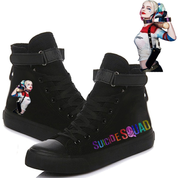 Harley Quinn Joker Deadshot Converse Chuck Taylor All-Stars, high heeled  converse, outdoor Shoe, converse png | PNGEgg