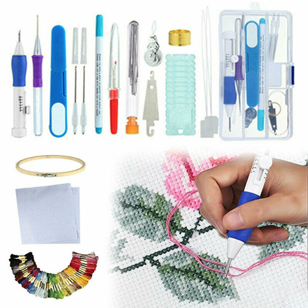 10/85 Pcs DIY Embroidery Pen Set Knit Sewing Tool Punch Needle SewinODDE 