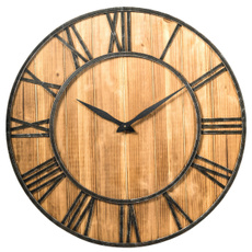 Decorative, wallwatch, Clock, Wooden