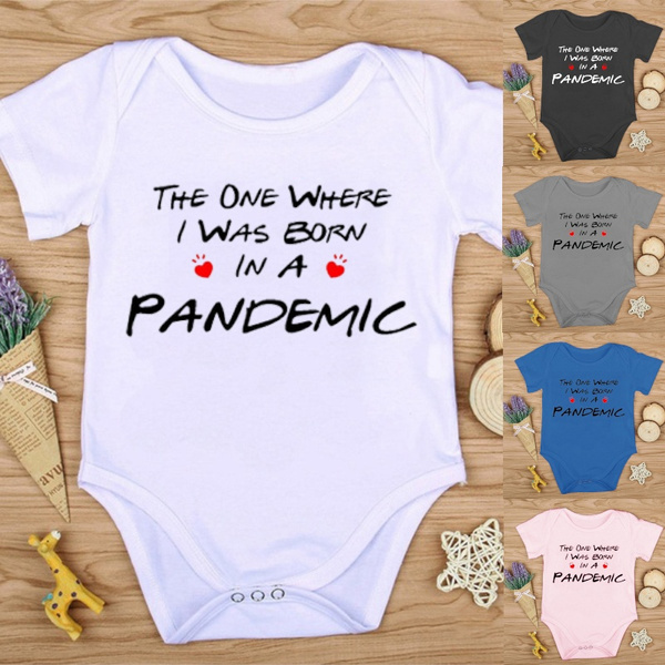 2020 casual recién nacido bebé niño niña manga corta mameluco de algodón  mono de verano mono mono divertido aislamiento cuarentena ropa para bebés y  niños pequeños trajes | Wish