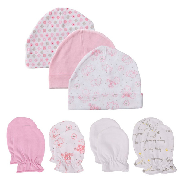 newborn hat and mittens