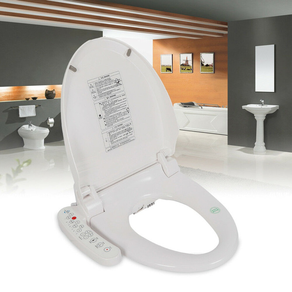 Electric Smart Toilet Bidet Seat Cover Washlet Bathroom Warm Water Flushing Dry Wish - Electric Toilet Bidet Seat Cover Electric Smart Toilet Bidet Seat Cover Washlet Bathroom Warm Water Flushing Dry Wish - Electric Toilet Bidet Seat Cover