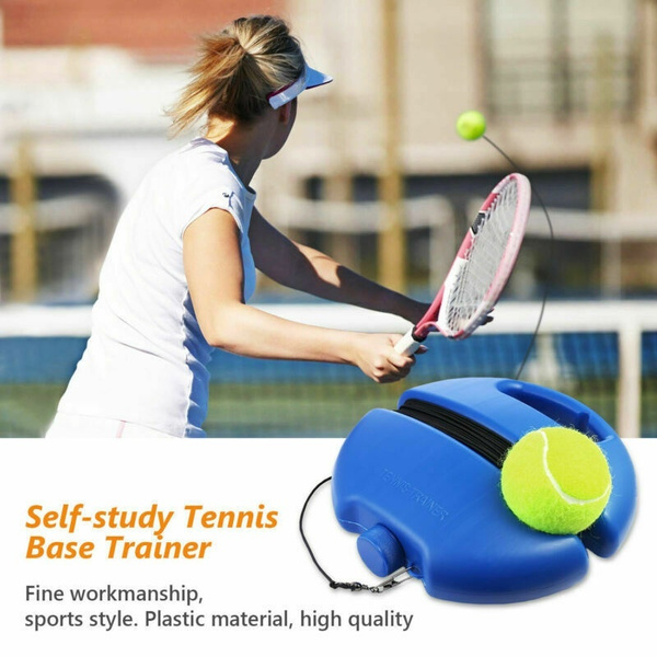 Tennis Training Tool Exercise Tennis Ball Self-study Rebound Trainer Baseboard 