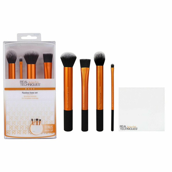 Real Techniques Flawless Base Set - Makeup Brush Set