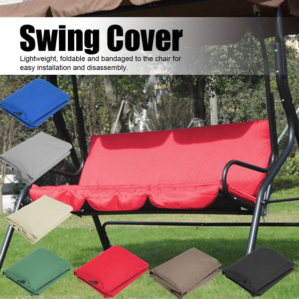 Courtyard Garden Swing Hammock 3-Seater Chair Cover Waterproof Protection Patio