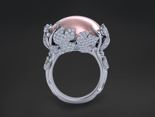 pink, Sterling, 925 sterling silver, wedding ring