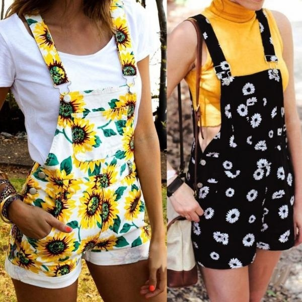 sunflower overall shorts