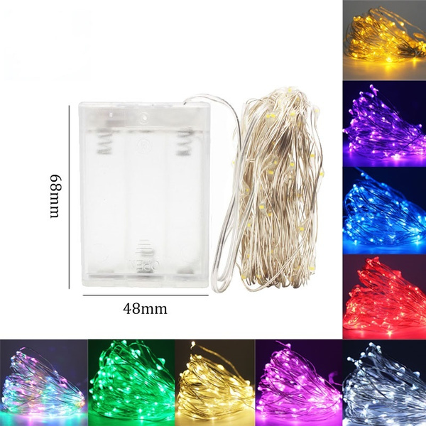 1M- 10M LED String Fairy Lights Battery Powered Copper Wire Chirtmas Party  Decor