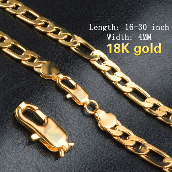 18 karat italian gold chain