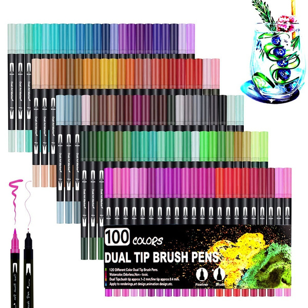 Aen-Art-72-Fineliner-Color-Pen-Set,-Colored-Fine-Line-Drawing